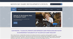 Desktop Screenshot of kydairy.org