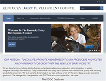 Tablet Screenshot of kydairy.org
